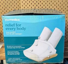 Homedics 031262107091 Luxe Comfort Foot And Calf Massager