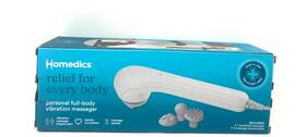 Homedics 031262111081 Personal Full-body Vibration Massager 3 Attachments Included