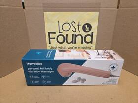 Homedics 031262113016 Personal Pink Electrical Full Body Vibration Massager With Attachments