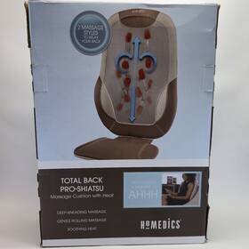 Cp-mcs511hah Homedics Pro-shiatsu Massage Cushion With Heat Back Massager Read