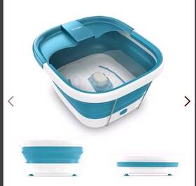 Fb-80amz-rm Homedics Smart Space Bubble Mate Collapsible Foot Spa Heat-maintaining