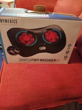 Fms-150hb Homedics Shiatsu Deluxe Foot Massager With Heat Kneading Massage In Box