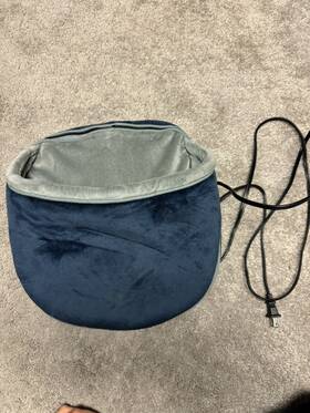 Fms-315h Homedics Double Duty Shiatsu All-over Heated Body Massager Washable Blue Fleece