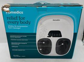 Fms-349h Homedics Shiatsu And Compression Foot Massager - Open Box Damage Fast Shipping