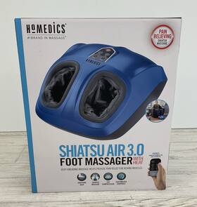 Fms-352hj-bl Homedics Shiatsu Air 3.0 Foot Massager With Heat - New In Box Blue /s