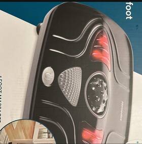Fmv-400hj-bk-2 Homedics Vibration Foot Massager With Heat New In Box