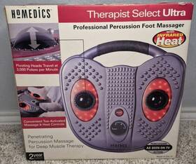 Fpa-1h Homedics Ultra Percussion Foot Massager W/infrared Heat Model No. Nib