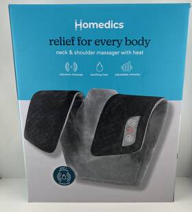 Hcm-325h Homedics Weighted Comfort Wrap With Vibration 3 Levels And Soothing Light Heat