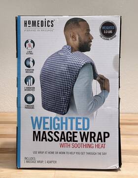 Hcm-355h-2 Homedics Weighted Comfort Massage Wrap With Soothing Heat And Vibration