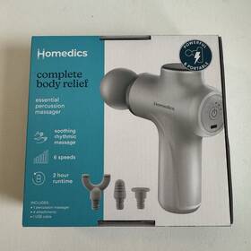 Hhg-307-gy Homedics Complete Body Relief Percussion Massager 6 Speed New