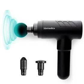Hhg-681b-wmt Homedics Rechargeable Therapist Select Percussion Deep Tissue Massage Gun