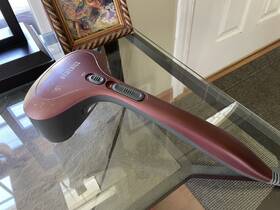Hhp-285hj-2 Homedics Percussion Dual Node Body Back Handheld Massager With Heat Hhp-285h