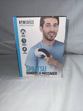 Hhp-352-2 Homedics Shiatsu Handheld Massager Adjustable Intensity And Auto Program