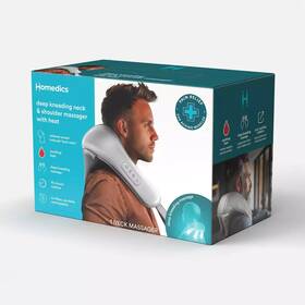 Nms-275hj Homedics Deep Kneading Rechargeable Neck And Shoulder Massager With Heat