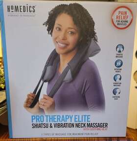 Nms-377hj Homedics Pro Therapy Elite Shiatsu And Vibration Neck Massager With Heat New