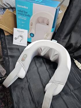 Nms-390 Homedics Cordless Shiatsu Back Neck Massager With Heat New/open Box