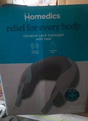 Nmsq-216hj-gy-2 Homedics Vibration Neck Massager With Heat