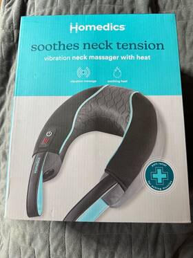 Nmsq217hj Homedics Pro Therapy Vibration Neck Massager With Soothing Heat Wall Plug