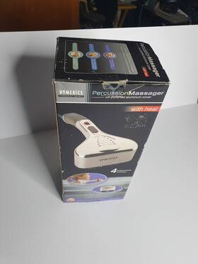 Pa-met1 Homedics Therapist Select Percussion Massager Aluminum Cover New Heating