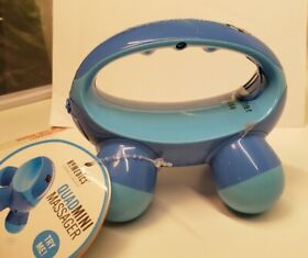 Homedics Quatro Mini Hand Held Massager With Battery Operate Vibration Massage