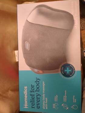 Sp-6hj-gy-2 Homedics Shiatsu Body Massager Pillow With Heat Corded Electric/new