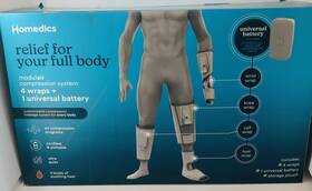 Sr-cmx10jbnd Homedics Modulair Compression System 4 Wraps 1 Universal Battery
