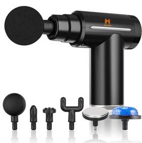 Hfy0013gun Homefy Deep Tissue Massage Gun With Heat Cold Back Neck And Body Massager For Pain
