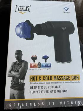 Hot 194587808989 Everlast And Cold Massage Gun Temperature Wireless Deep Tissue New
