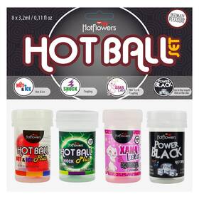 28526 Hot Flowers Ball Set - Hot&ice Shock Xana Loka Power Black Balls