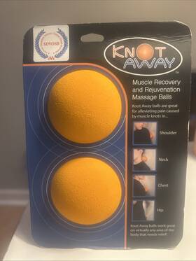 Hozz Industries 672975223359 Knot Away Muscle Recovery And Rejuvenation Massage Balls
