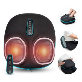 Hueiyeh 716814668898 2-in-1 Shiatsu Foot And Back Massager With Heat Warmer Heating P