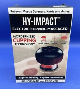 Hy-impact 674986037826 Electric Cupping Massager Relieves Muscle Soreness Knots Aches Therapy