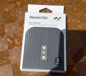 001-00 Hyperice 24005 Venom Go Wearable Heat Vibration Pad Refill Pack Of 3 - Black