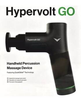 006-00 Hyperice 55000 Hypervolt Go Black Hand-held Percussion Massage Gun - Parts Only