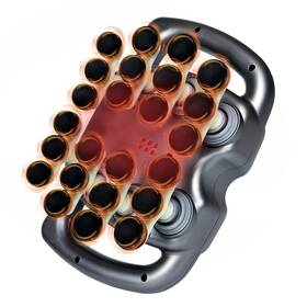 H80002 Hyuvcx 24 Head Massage Gun Set Deep Tissue Portable With 9 Modes 99 Int
