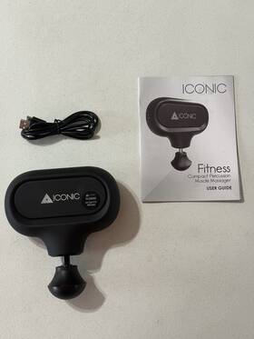 M-4880 Iconic 841351182997 Fitness Percussion 1800-2600 Rpm Muscle Massager 4 Speed Usb-c