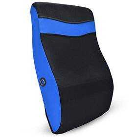 Bmp-6-4100-blue Ideas In Life Back Massaging Vibrating Pillow -back Therapy Massager Lumbar Posture Car Blue