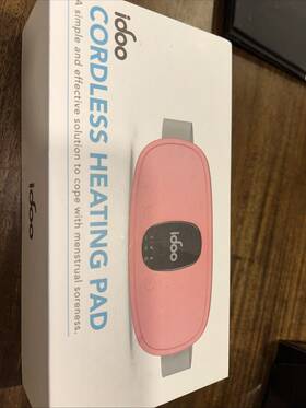 I-i-01 Idoo Electric Heating Menstrual Vibration Pad Belt For Period Pain Relief Cramps