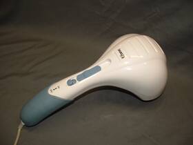 Wmgpct1128 Ihaus Plus Electric Portable Handheld Massager With Double Head