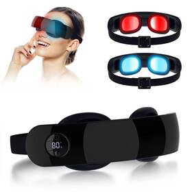 Ikeener 747086744793 Eye Massager With Heat And Cooling For Migraine Mute Hot&cold Mas