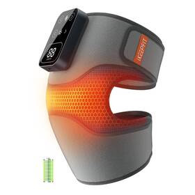 Ikeepfit-k09-grey Ikeepfit Cordless Knee Massager With Heat Vibration For Pain Relief Maxwarm