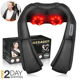 R2ps3rt4y5eutj Ikristin Shiatsu Masajeador Electrico De Espalda Y Cuello Con Calor Regalos Para Mujer