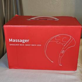 55734a Imountek Fz-666 Massager Kneading Neck Shoulder Waist Back Legs Hand Held Chargable