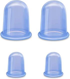 Inc. 313050749738 Silicone Cupping Therapy Sets Anti Cellulite Cup Massager - Vacuum Suction