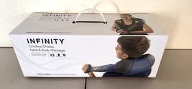 11012106 Infinity - Cordless Shiatsu Neck And Body Massager With Heat Blue Brand New