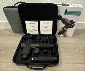 Infinity 810024208128 Inch Pr Pro Endurance Percussion Massage Device Black