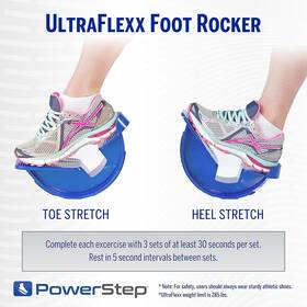 7025-50un Insoles Ultraflexx Foot Rocker And Calf Stretching Pain Relief For Plantar Fas