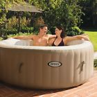 Intex Summer Inflatable Spa Bubble Soft Hot Tub Outdoors Seats 4 078257303854