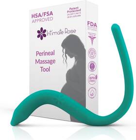 Ir-035 Intimate Rose Perineal Massage Tool Dual End Vibrating Wellness Device 10 Modes Pink