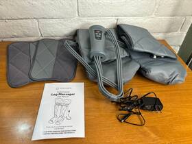 Hy-1117 Invospa Leg Massager Air Compression Unisex Grey 12v Tested Bag Manual
